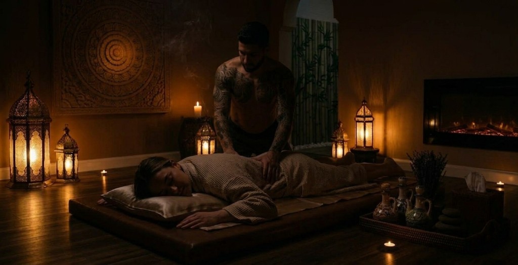 Massagem Tântrica - Cena 1